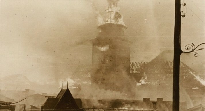 08_Grossbrand Stadtpfarrkirche 1943