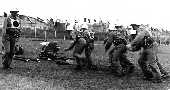 15_Unsere Gruppe bei den Intern. Feuerwehrwettkaempfen in Muehlhausen Frankreich